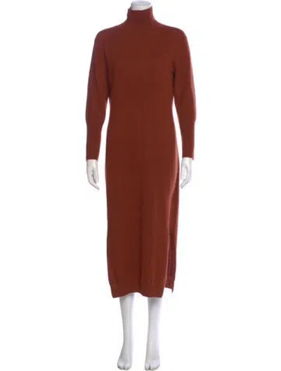 Pre-owned Naadam Cashmere Long Dress In Brown