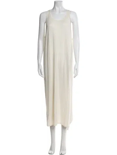 Pre-owned Naadam Cashmere Long Dress In Neutral