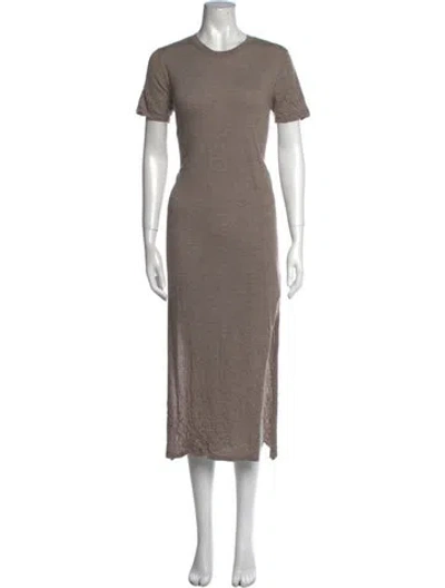 Pre-owned Naadam Cashmere Long Dress In Neutral