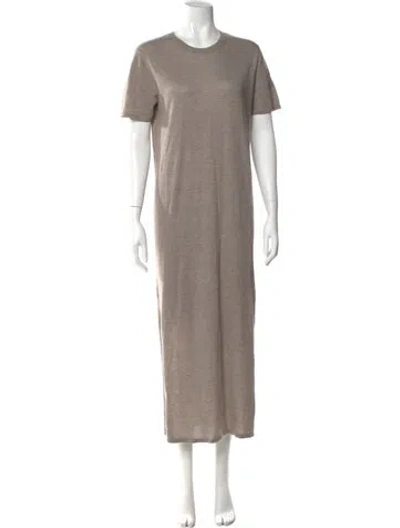 Pre-owned Naadam Cashmere Long Dress In Neutral