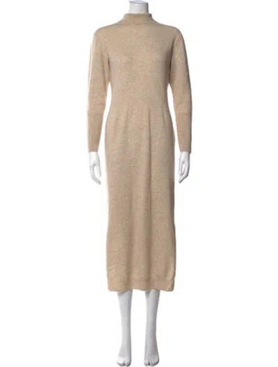 Pre-owned Naadam Cashmere Long Dress In Neutral