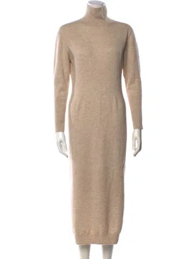 Pre-owned Naadam Cashmere Long Dress W/ Tags In Neutrals