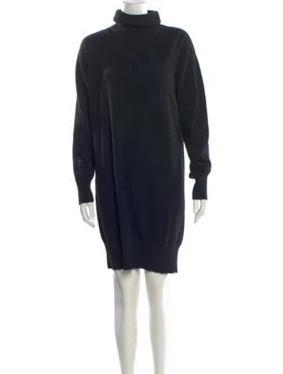 Pre-owned Naadam Cashmere Mini Dress In Black