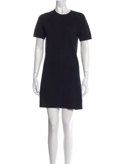 Pre-owned Naadam Cashmere Mini Dress In Black