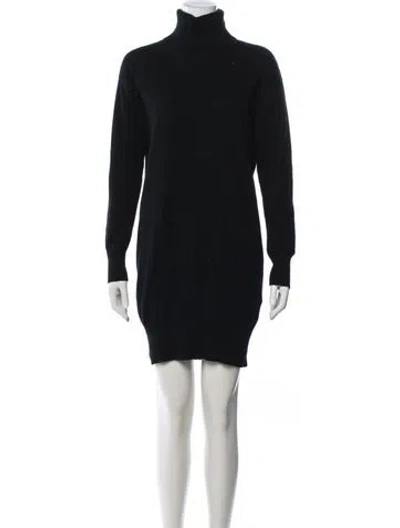 Pre-owned Naadam Cashmere Mini Dress In Black