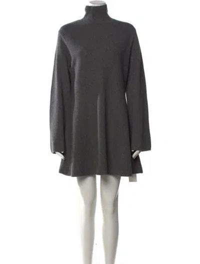 Pre-owned Naadam Cashmere Mini Dress W/ Tags In Grey