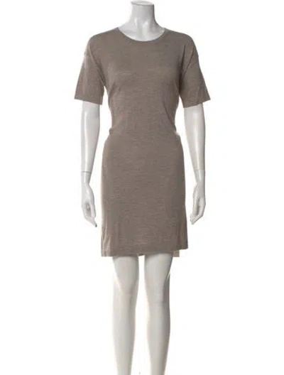 Pre-owned Naadam Cashmere Mini Dress W/ Tags In Neutral