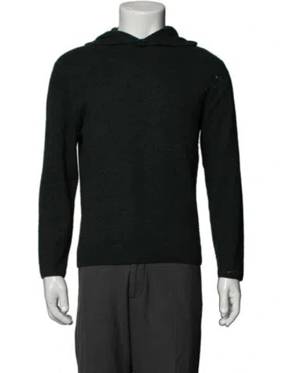 Pre-owned Naadam Cashmere Mock Neck Pullover In Gray