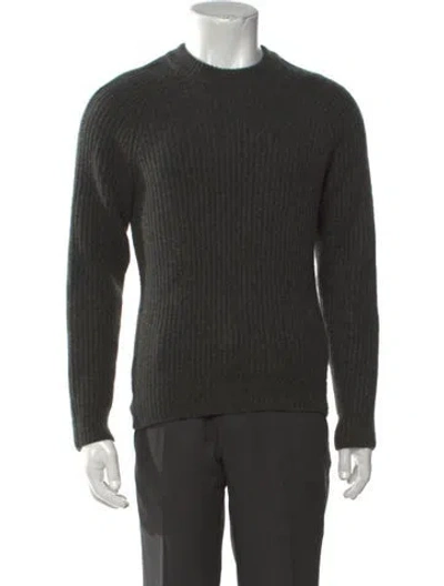 Pre-owned Naadam Cashmere Mock Neck Pullover In Grey