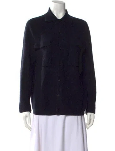 Pre-owned Naadam Cashmere Mock Neck Sweater In Black