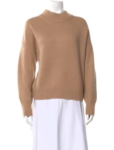 Pre-owned Naadam Cashmere Mock Neck Sweater In Neutral