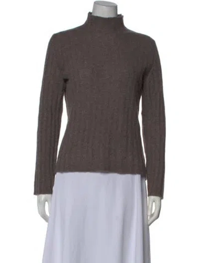 Pre-owned Naadam Cashmere Mock Neck Sweater W/ Tags In Grey