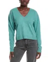 Naadam Cashmere Naadam Cropped Cashmere Sweater In Green
