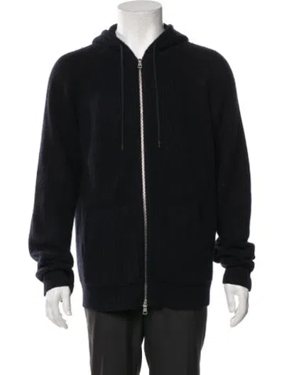Pre-owned Naadam Cashmere Open Front Cardigan In Blue