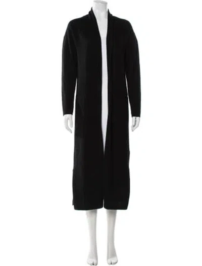 Pre-owned Naadam Cashmere Open Front Sweater In Black