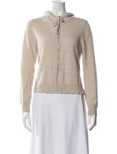 Pre-owned Naadam Cashmere Open Front Sweater In Blue