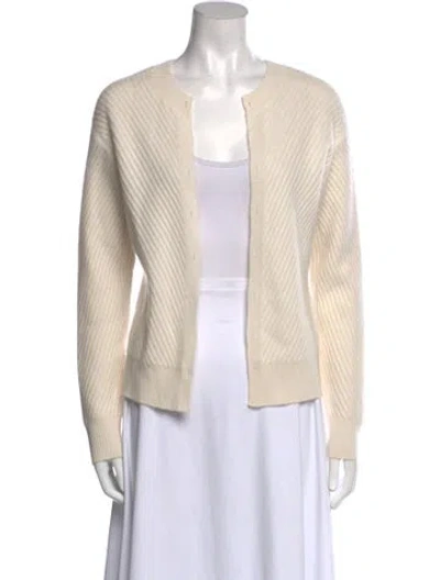Pre-owned Naadam Cashmere Open Front Sweater In Neutral