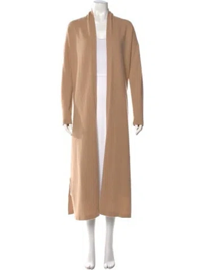 Pre-owned Naadam Cashmere Open Front Sweater In Neutral