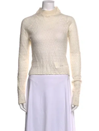 Pre-owned Naadam Cashmere Patterned Sweater In Neutrals