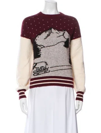 Pre-owned Naadam Cashmere Printed Sweater In Neutral