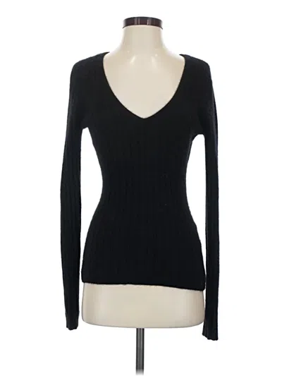 Pre-owned Naadam Cashmere Pullover Sweater In Black