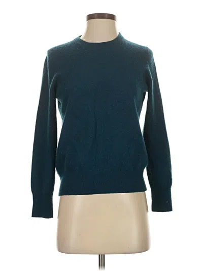 Pre-owned Naadam Cashmere Pullover Sweater In Blue