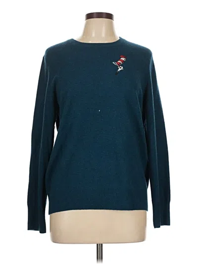 Pre-owned Naadam Cashmere Pullover Sweater In Blue