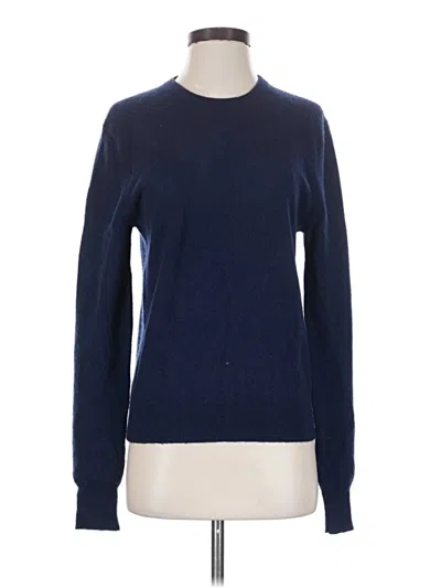 Pre-owned Naadam Cashmere Pullover Sweater In Blue