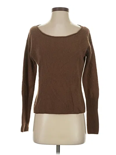 Pre-owned Naadam Cashmere Pullover Sweater In Brown