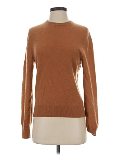Pre-owned Naadam Cashmere Pullover Sweater In Brown