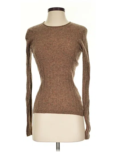 Pre-owned Naadam Cashmere Pullover Sweater In Brown