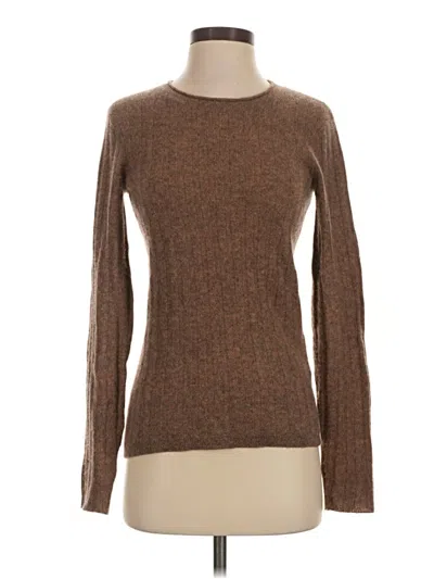Pre-owned Naadam Cashmere Pullover Sweater In Brown