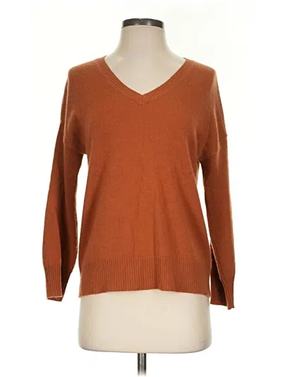Pre-owned Naadam Cashmere Pullover Sweater In Brown