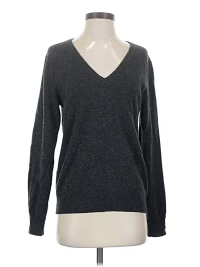 Pre-owned Naadam Cashmere Pullover Sweater In Gray