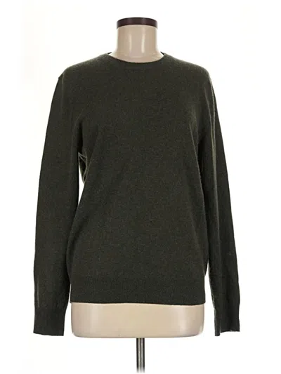 Pre-owned Naadam Cashmere Pullover Sweater In Green