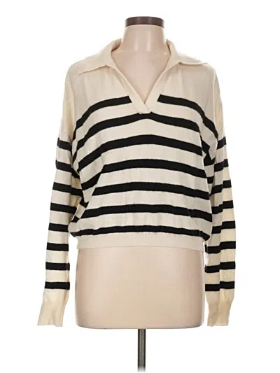 Pre-owned Naadam Cashmere Pullover Sweater In Ivory