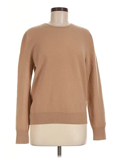 Pre-owned Naadam Cashmere Pullover Sweater In Tan
