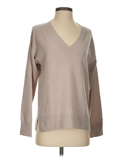 Pre-owned Naadam Cashmere Pullover Sweater In Tan