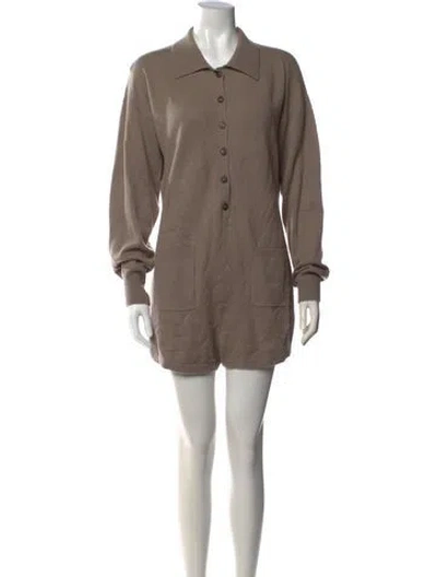Pre-owned Naadam Cashmere Romper W/ Tags In Brown