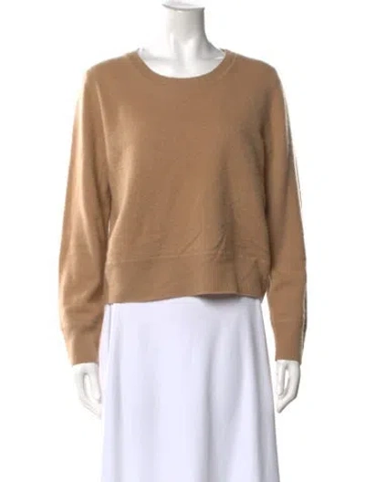 Pre-owned Naadam Cashmere Scoop Neck Sweater In Brown