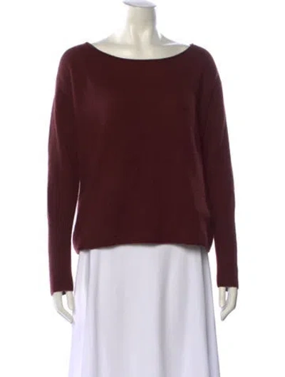 Pre-owned Naadam Cashmere Scoop Neck Sweater In Brown