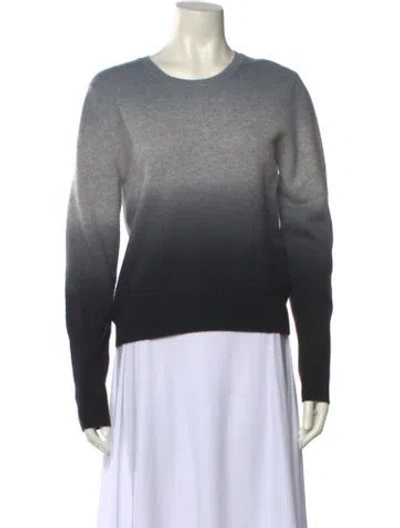 Pre-owned Naadam Cashmere Scoop Neck Sweater In Gray