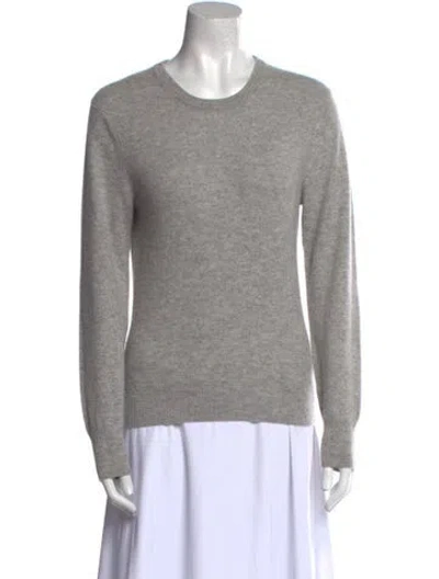 Pre-owned Naadam Cashmere Scoop Neck Sweater In Gray