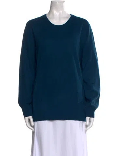 Pre-owned Naadam Cashmere Scoop Neck Sweater In Green