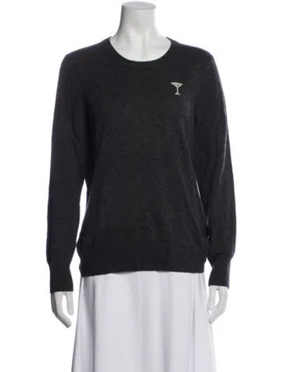 Pre-owned Naadam Cashmere Scoop Neck Sweater In Grey