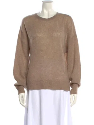 Pre-owned Naadam Cashmere Scoop Neck Sweater In Neutral