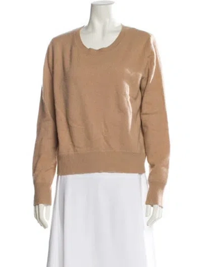 Pre-owned Naadam Cashmere Scoop Neck Sweater In Neutral