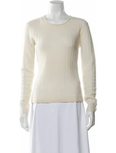 Pre-owned Naadam Cashmere Scoop Neck Sweater In Neutral