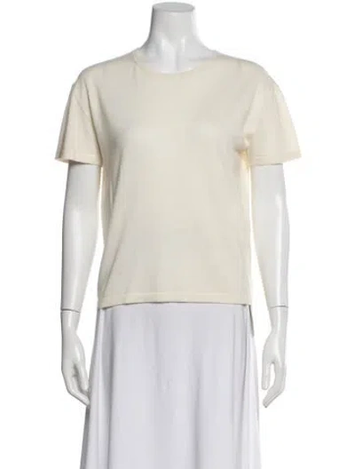 Pre-owned Naadam Cashmere Scoop Neck Sweater In Neutral