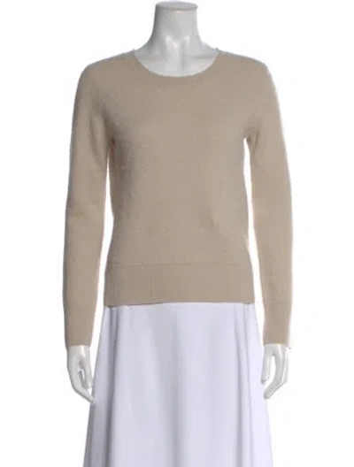 Pre-owned Naadam Cashmere Scoop Neck Sweater In Neutral